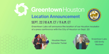 Greentown Labs Houston Location Announcement