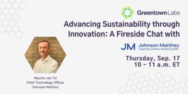 Advancing Sustainability Through Innovation: A Fireside Chat with Johnson Matthey