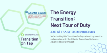 Transition On Tap: In Partnership with The Veterans Advanced Energy Project