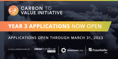 The Carbon to Value Initiative Announces Year 3 of the Initiative’s Carbontech Accelerator Program