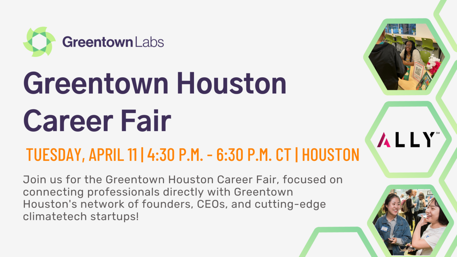 Greentown Houston Career Fair Greentown Labs