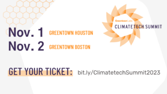 Announcing the Climatetech Summit Agenda — Join Us Nov. 1 + 2!