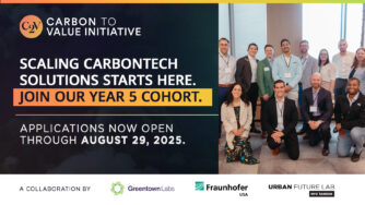 The Carbon to Value Initiative Opens Applications for Year 5 of the Carbontech Accelerator Program