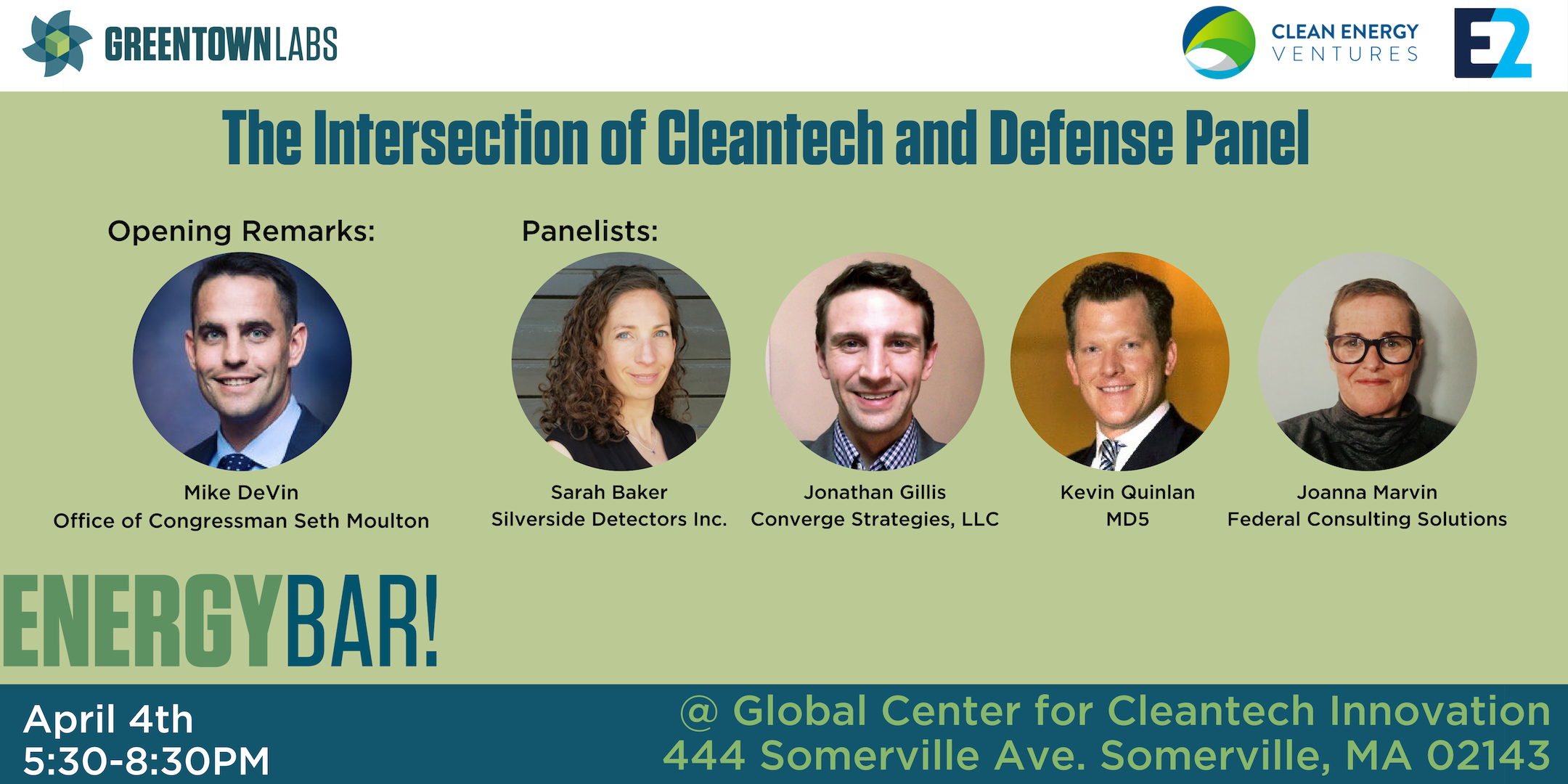 Energybar The Intersection Of Cleantech And Defense Panel